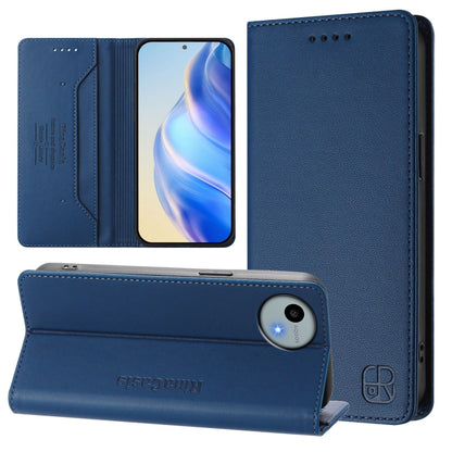 RC01 Dual-Folded Magnetic Suction RFID Leather Phone Case, For Sharp Aquos wish6, For Sharp Aquos R11, For Sharp Aquos Sense10, For Sharp Basio Active3, For Sharp Aquos Sense9 Plus, For Sharp Aquos Sense9, For Sharp Aquos R9 Pro SH-54E                 ...