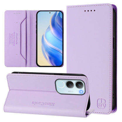 RC01 Dual-Folded Magnetic Suction RFID Leather Phone Case, For vivo S30 Pro mini, For vivo S30, For vivo Y39 5G Global, For vivo V50 Lite 5G, For vivo Y29s 5G / Y04 4G Global, For vivo Y29 4G Global, For vivo V50 5G Global, For vivo S20 5G             ...