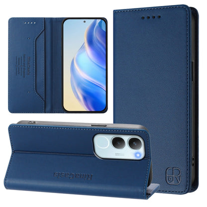 RC01 Dual-Folded Magnetic Suction RFID Leather Phone Case, For vivo S30 Pro mini, For vivo S30, For vivo Y39 5G Global, For vivo V50 Lite 5G, For vivo Y29s 5G / Y04 4G Global, For vivo Y29 4G Global, For vivo V50 5G Global, For vivo S20 5G             ...
