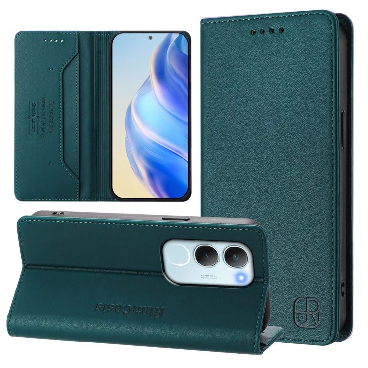 RC01 Dual-Folded Magnetic Suction RFID Leather Phone Case, For vivo S30 Pro mini, For vivo S30, For vivo Y39 5G Global, For vivo V50 Lite 5G, For vivo Y29s 5G / Y04 4G Global, For vivo Y29 4G Global, For vivo V50 5G Global, For vivo S20 5G             ...