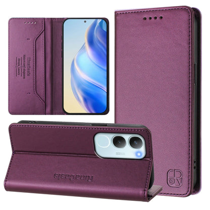 RC01 Dual-Folded Magnetic Suction RFID Leather Phone Case, For vivo S30 Pro mini, For vivo S30, For vivo Y39 5G Global, For vivo V50 Lite 5G, For vivo Y29s 5G / Y04 4G Global, For vivo Y29 4G Global, For vivo V50 5G Global, For vivo S20 5G             ...