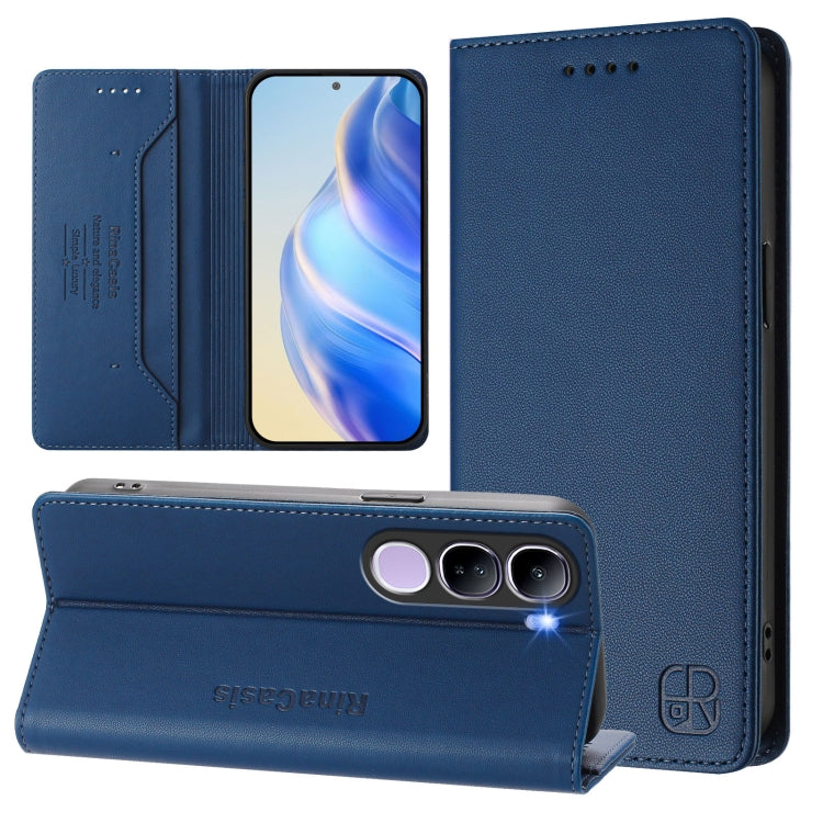 RC01 Dual-Folded Magnetic Suction RFID Leather Phone Case, For vivo X200, For vivo X200 Pro mini, For vivo X200 Pro, For vivo V40 Lite 5G IDN, For vivo V40e 5G India / iQOO Z9s 5G, For vivo V40 5G / V40 Pro 5G Global, For vivo Y300 Pro                 ...
