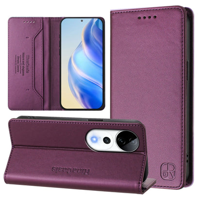 RC01 Dual-Folded Magnetic Suction RFID Leather Phone Case, For vivo X200, For vivo X200 Pro mini, For vivo X200 Pro, For vivo V40 Lite 5G IDN, For vivo V40e 5G India / iQOO Z9s 5G, For vivo V40 5G / V40 Pro 5G Global, For vivo Y300 Pro                 ...