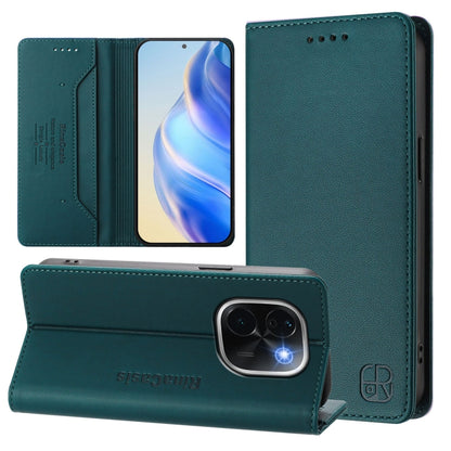 RC01 Dual-Folded Magnetic Suction RFID Leather Phone Case, For vivo X200, For vivo X200 Pro mini, For vivo X200 Pro, For vivo V40 Lite 5G IDN, For vivo V40e 5G India / iQOO Z9s 5G, For vivo V40 5G / V40 Pro 5G Global, For vivo Y300 Pro                 ...