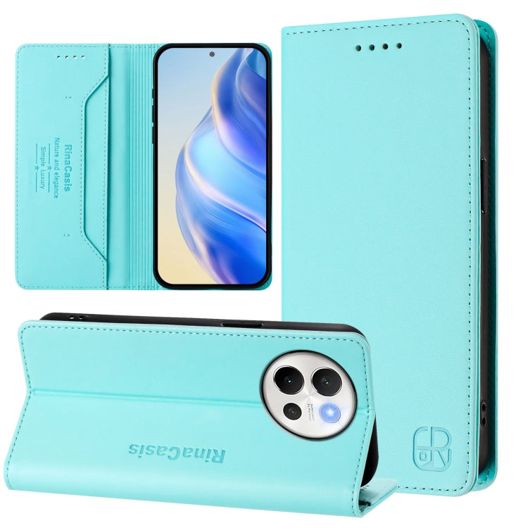 RC01 Dual-Folded Magnetic Suction RFID Leather Phone Case, For vivo X200, For vivo X200 Pro mini, For vivo X200 Pro, For vivo V40 Lite 5G IDN, For vivo V40e 5G India / iQOO Z9s 5G, For vivo V40 5G / V40 Pro 5G Global, For vivo Y300 Pro                 ...