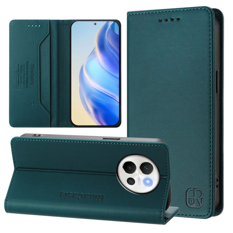 RC01 Dual-Folded Magnetic Suction RFID Leather Phone Case, For vivo X200, For vivo X200 Pro mini, For vivo X200 Pro, For vivo V40 Lite 5G IDN, For vivo V40e 5G India / iQOO Z9s 5G, For vivo V40 5G / V40 Pro 5G Global, For vivo Y300 Pro                 ...