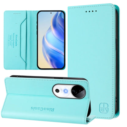 RC01 Dual-Folded Magnetic Suction RFID Leather Phone Case, For vivo X200, For vivo X200 Pro mini, For vivo X200 Pro, For vivo V40 Lite 5G IDN, For vivo V40e 5G India / iQOO Z9s 5G, For vivo V40 5G / V40 Pro 5G Global, For vivo Y300 Pro                 ...