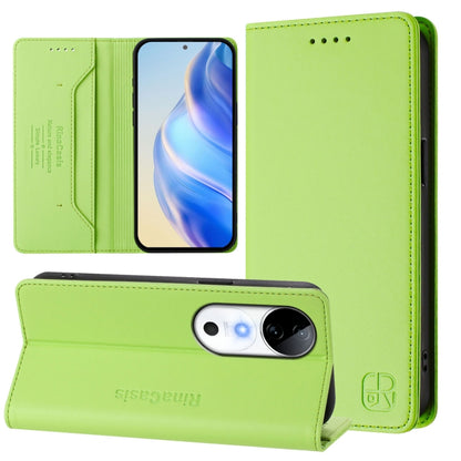 RC01 Dual-Folded Magnetic Suction RFID Leather Phone Case, For vivo X200, For vivo X200 Pro mini, For vivo X200 Pro, For vivo V40 Lite 5G IDN, For vivo V40e 5G India / iQOO Z9s 5G, For vivo V40 5G / V40 Pro 5G Global, For vivo Y300 Pro                 ...