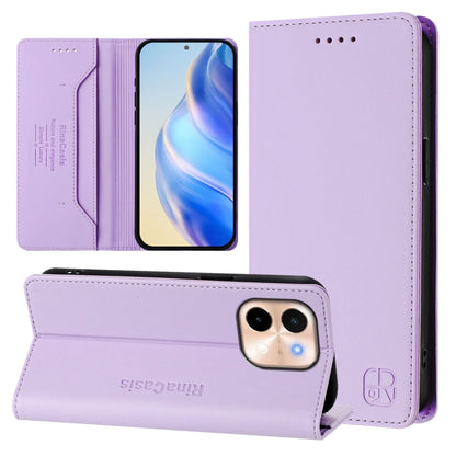 RC01 Dual-Folded Magnetic Suction RFID Leather Phone Case, For vivo X200, For vivo X200 Pro mini, For vivo X200 Pro, For vivo V40 Lite 5G IDN, For vivo V40e 5G India / iQOO Z9s 5G, For vivo V40 5G / V40 Pro 5G Global, For vivo Y300 Pro                 ...