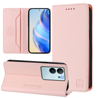 RC01 Dual-Folded Magnetic Suction RFID Leather Phone Case, For vivo X100s 5G, For vivo Y03 4G Global / Y18 4G, For vivo Y38 5G / Y200i / T3x Global, For vivo iQOO Z9x, For vivo iQOO Z9 5G / Z9 Turbo 5G, For vivo Y100 5G IDN / Y200e 5G                  ...