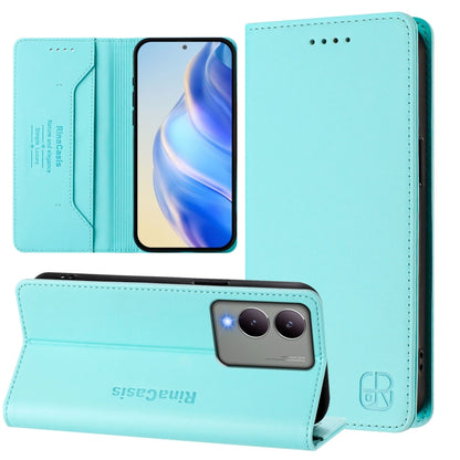 RC01 Dual-Folded Magnetic Suction RFID Leather Phone Case, For vivo X100s 5G, For vivo Y03 4G Global / Y18 4G, For vivo Y38 5G / Y200i / T3x Global, For vivo iQOO Z9x, For vivo iQOO Z9 5G / Z9 Turbo 5G, For vivo Y100 5G IDN / Y200e 5G                  ...