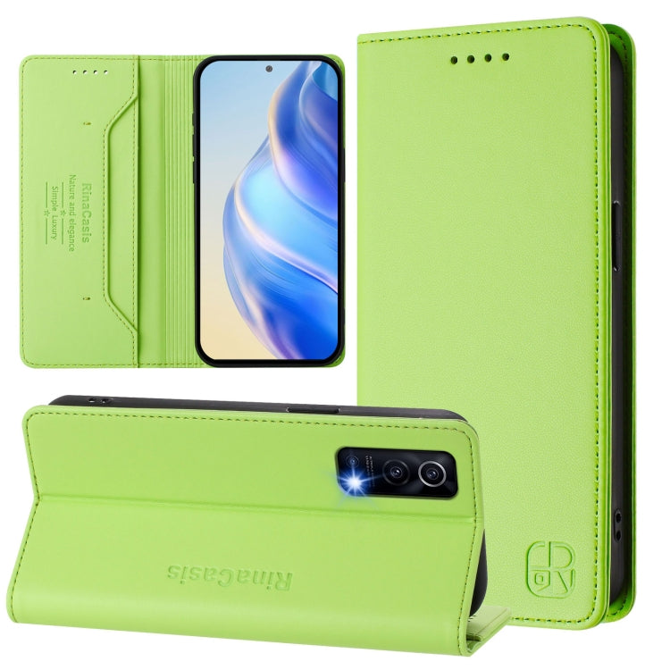 RC01 Dual-Folded Magnetic Suction RFID Leather Phone Case, For vivo Y36 4G / 5G Global, For vivo Y78+ 5G / Y78 5G Global, For vivo Y56 5G / Y16 / Y02s 4G Global, For vivo Y100 5G Global, For vivo V27 5G / V27 Pro Global, For vivo V27e 4G / T2 4G Global...