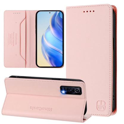 RC01 Dual-Folded Magnetic Suction RFID Leather Phone Case, For vivo Y36 4G / 5G Global, For vivo Y78+ 5G / Y78 5G Global, For vivo Y56 5G / Y16 / Y02s 4G Global, For vivo Y100 5G Global, For vivo V27 5G / V27 Pro Global, For vivo V27e 4G / T2 4G Global...