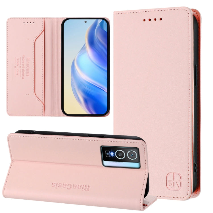 RC01 Dual-Folded Magnetic Suction RFID Leather Phone Case, For vivo Y36 4G / 5G Global, For vivo Y78+ 5G / Y78 5G Global, For vivo Y56 5G / Y16 / Y02s 4G Global, For vivo Y100 5G Global, For vivo V27 5G / V27 Pro Global, For vivo V27e 4G / T2 4G Global...