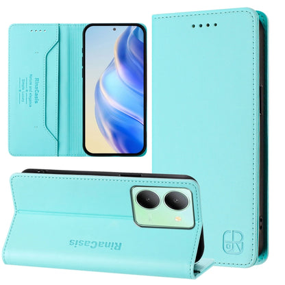 RC01 Dual-Folded Magnetic Suction RFID Leather Phone Case, For vivo Y36 4G / 5G Global, For vivo Y78+ 5G / Y78 5G Global, For vivo Y56 5G / Y16 / Y02s 4G Global, For vivo Y100 5G Global, For vivo V27 5G / V27 Pro Global, For vivo V27e 4G / T2 4G Global...