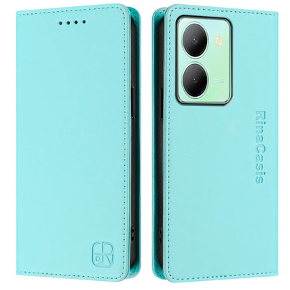 RC01 Dual-Folded Magnetic Suction RFID Leather Phone Case, For vivo Y36 4G / 5G Global, For vivo Y78+ 5G / Y78 5G Global, For vivo Y56 5G / Y16 / Y02s 4G Global, For vivo Y100 5G Global, For vivo V27 5G / V27 Pro Global, For vivo V27e 4G / T2 4G Global...
