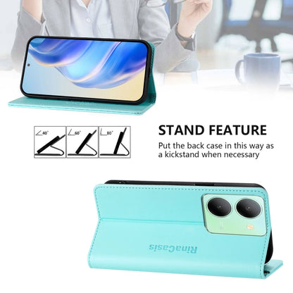 RC01 Dual-Folded Magnetic Suction RFID Leather Phone Case, For vivo Y36 4G / 5G Global, For vivo Y78+ 5G / Y78 5G Global, For vivo Y56 5G / Y16 / Y02s 4G Global, For vivo Y100 5G Global, For vivo V27 5G / V27 Pro Global, For vivo V27e 4G / T2 4G Global...