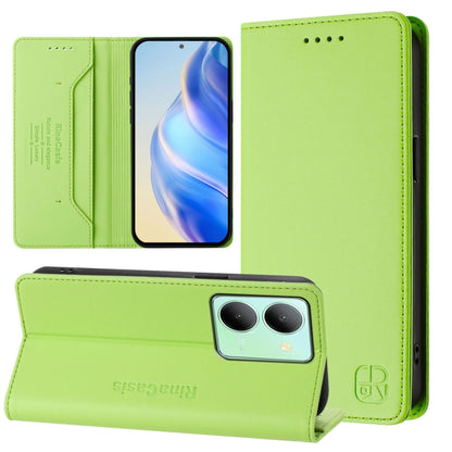 RC01 Dual-Folded Magnetic Suction RFID Leather Phone Case, For vivo Y36 4G / 5G Global, For vivo Y78+ 5G / Y78 5G Global, For vivo Y56 5G / Y16 / Y02s 4G Global, For vivo Y100 5G Global, For vivo V27 5G / V27 Pro Global, For vivo V27e 4G / T2 4G Global...