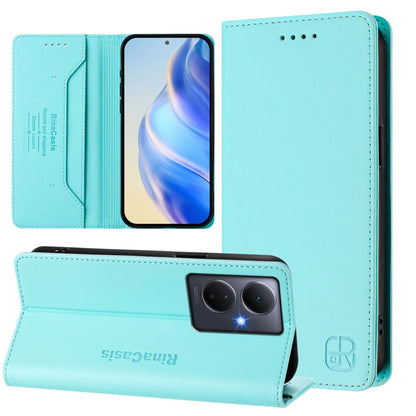 RC01 Dual-Folded Magnetic Suction RFID Leather Phone Case, For vivo Y36 4G / 5G Global, For vivo Y78+ 5G / Y78 5G Global, For vivo Y56 5G / Y16 / Y02s 4G Global, For vivo Y100 5G Global, For vivo V27 5G / V27 Pro Global, For vivo V27e 4G / T2 4G Global...