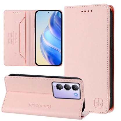 RC01 Dual-Folded Magnetic Suction RFID Leather Phone Case, For vivo X100s 5G, For vivo Y03 4G Global / Y18 4G, For vivo Y38 5G / Y200i / T3x Global, For vivo iQOO Z9x, For vivo iQOO Z9 5G / Z9 Turbo 5G, For vivo Y100 5G IDN / Y200e 5G                  ...
