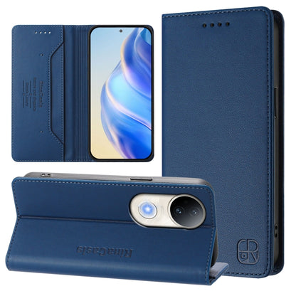 RC01 Dual-Folded Magnetic Suction RFID Leather Phone Case, For vivo S30 Pro mini, For vivo S30, For vivo Y39 5G Global, For vivo V50 Lite 5G, For vivo Y29s 5G / Y04 4G Global, For vivo Y29 4G Global, For vivo V50 5G Global, For vivo S20 5G             ...
