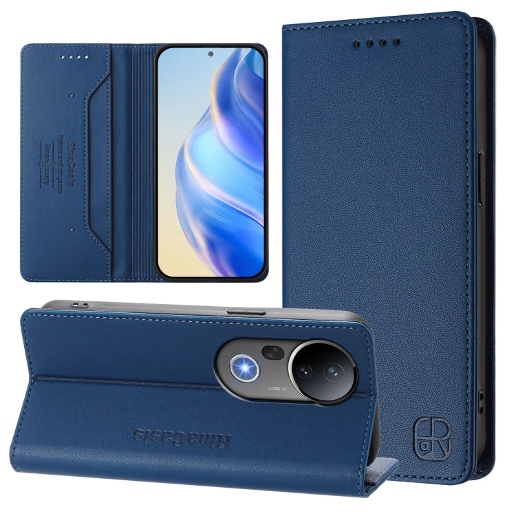 RC01 Dual-Folded Magnetic Suction RFID Leather Phone Case, For vivo S30 Pro mini, For vivo S30, For vivo Y39 5G Global, For vivo V50 Lite 5G, For vivo Y29s 5G / Y04 4G Global, For vivo Y29 4G Global, For vivo V50 5G Global, For vivo S20 5G             ...