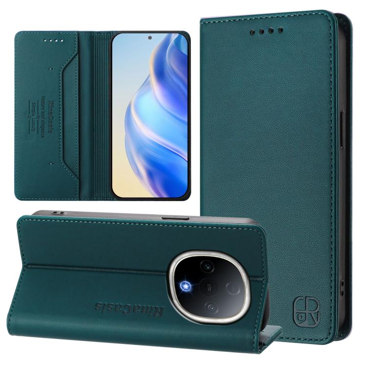 RC01 Dual-Folded Magnetic Suction RFID Leather Phone Case, For vivo S30 Pro mini, For vivo S30, For vivo Y39 5G Global, For vivo V50 Lite 5G, For vivo Y29s 5G / Y04 4G Global, For vivo Y29 4G Global, For vivo V50 5G Global, For vivo S20 5G             ...