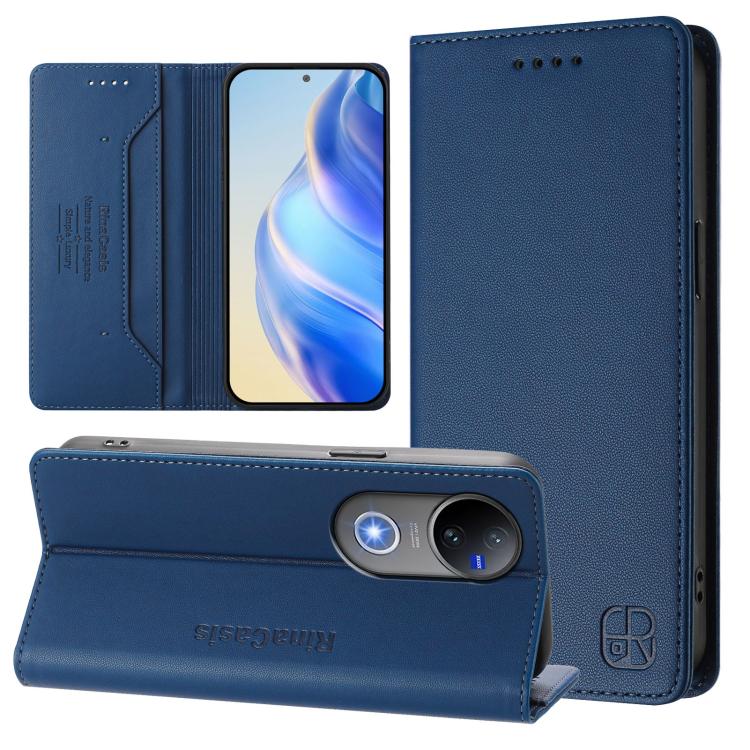 RC01 Dual-Folded Magnetic Suction RFID Leather Phone Case, For vivo S30 Pro mini, For vivo S30, For vivo Y39 5G Global, For vivo V50 Lite 5G, For vivo Y29s 5G / Y04 4G Global, For vivo Y29 4G Global, For vivo V50 5G Global, For vivo S20 5G             ...