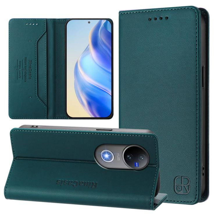 RC01 Dual-Folded Magnetic Suction RFID Leather Phone Case, For vivo S30 Pro mini, For vivo S30, For vivo Y39 5G Global, For vivo V50 Lite 5G, For vivo Y29s 5G / Y04 4G Global, For vivo Y29 4G Global, For vivo V50 5G Global, For vivo S20 5G             ...