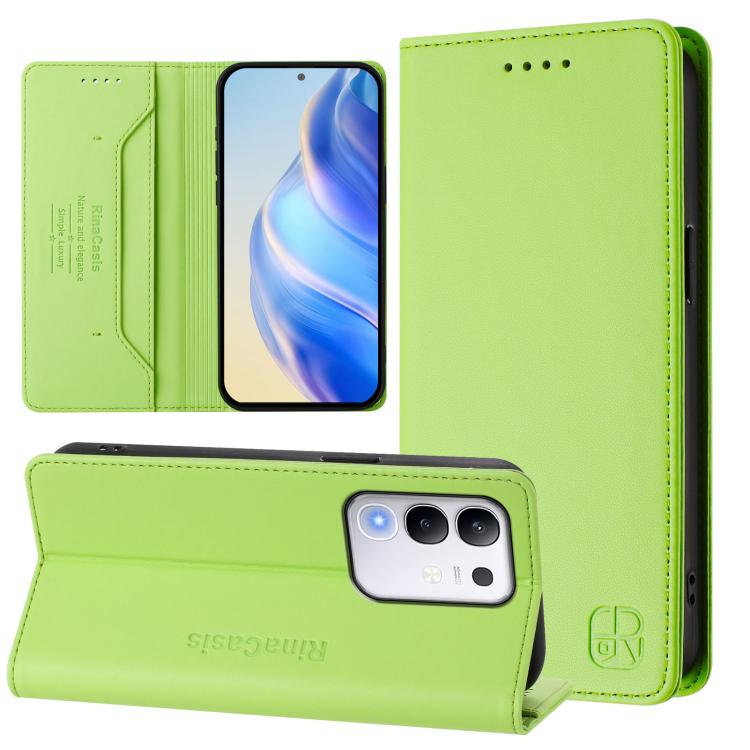 RC01 Dual-Folded Magnetic Suction RFID Leather Phone Case, For vivo S30 Pro mini, For vivo S30, For vivo Y39 5G Global, For vivo V50 Lite 5G, For vivo Y29s 5G / Y04 4G Global, For vivo Y29 4G Global, For vivo V50 5G Global, For vivo S20 5G             ...