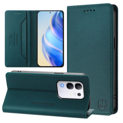 RC01 Dual-Folded Magnetic Suction RFID Leather Phone Case, For vivo S30 Pro mini, For vivo S30, For vivo Y39 5G Global, For vivo V50 Lite 5G, For vivo Y29s 5G / Y04 4G Global, For vivo Y29 4G Global, For vivo V50 5G Global, For vivo S20 5G             ...