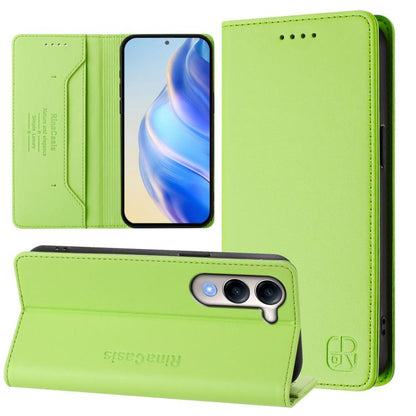 RC01 Dual-Folded Magnetic Suction RFID Leather Phone Case, For vivo S30 Pro mini, For vivo S30, For vivo Y39 5G Global, For vivo V50 Lite 5G, For vivo Y29s 5G / Y04 4G Global, For vivo Y29 4G Global, For vivo V50 5G Global, For vivo S20 5G             ...