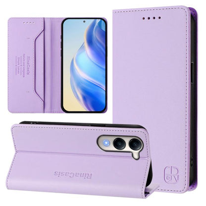 RC01 Dual-Folded Magnetic Suction RFID Leather Phone Case, For vivo S30 Pro mini, For vivo S30, For vivo Y39 5G Global, For vivo V50 Lite 5G, For vivo Y29s 5G / Y04 4G Global, For vivo Y29 4G Global, For vivo V50 5G Global, For vivo S20 5G             ...