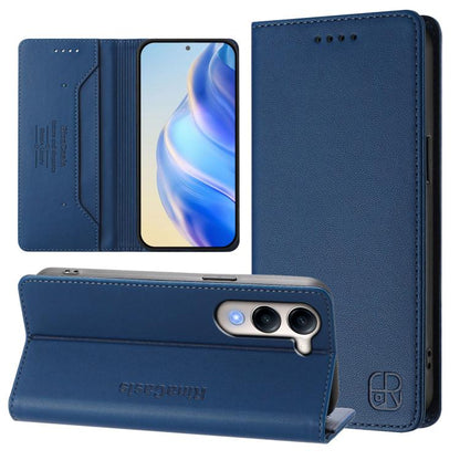 RC01 Dual-Folded Magnetic Suction RFID Leather Phone Case, For vivo S30 Pro mini, For vivo S30, For vivo Y39 5G Global, For vivo V50 Lite 5G, For vivo Y29s 5G / Y04 4G Global, For vivo Y29 4G Global, For vivo V50 5G Global, For vivo S20 5G             ...