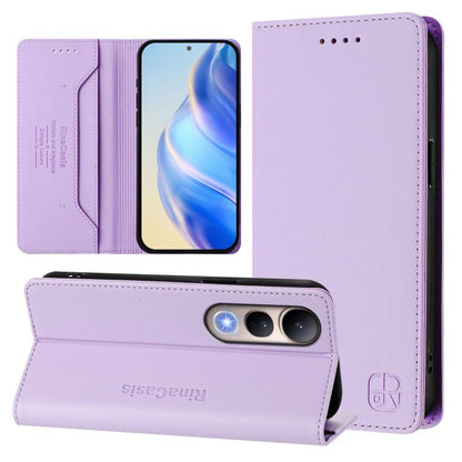RC01 Dual-Folded Magnetic Suction RFID Leather Phone Case, For vivo S30 Pro mini, For vivo S30, For vivo Y39 5G Global, For vivo V50 Lite 5G, For vivo Y29s 5G / Y04 4G Global, For vivo Y29 4G Global, For vivo V50 5G Global, For vivo S20 5G             ...