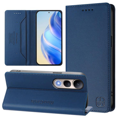 RC01 Dual-Folded Magnetic Suction RFID Leather Phone Case, For vivo S30 Pro mini, For vivo S30, For vivo Y39 5G Global, For vivo V50 Lite 5G, For vivo Y29s 5G / Y04 4G Global, For vivo Y29 4G Global, For vivo V50 5G Global, For vivo S20 5G             ...