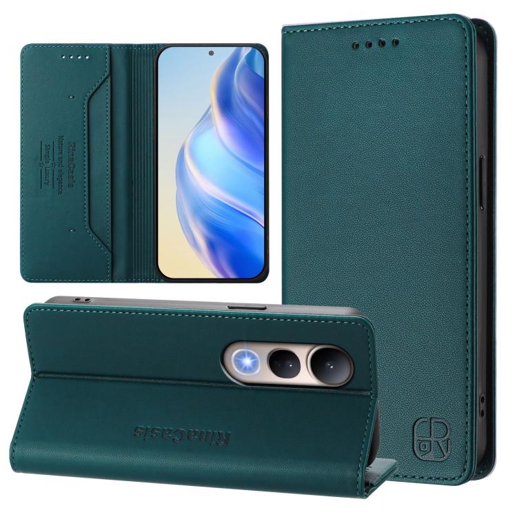 RC01 Dual-Folded Magnetic Suction RFID Leather Phone Case, For vivo S30 Pro mini, For vivo S30, For vivo Y39 5G Global, For vivo V50 Lite 5G, For vivo Y29s 5G / Y04 4G Global, For vivo Y29 4G Global, For vivo V50 5G Global, For vivo S20 5G             ...