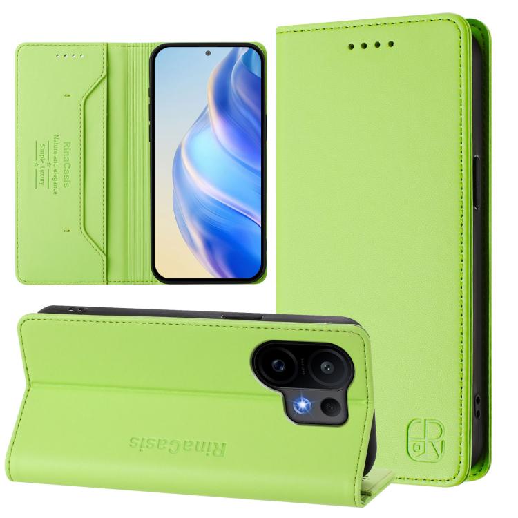 RC01 Dual-Folded Magnetic Suction RFID Leather Phone Case, For vivo S30 Pro mini, For vivo S30, For vivo Y39 5G Global, For vivo V50 Lite 5G, For vivo Y29s 5G / Y04 4G Global, For vivo Y29 4G Global, For vivo V50 5G Global, For vivo S20 5G             ...