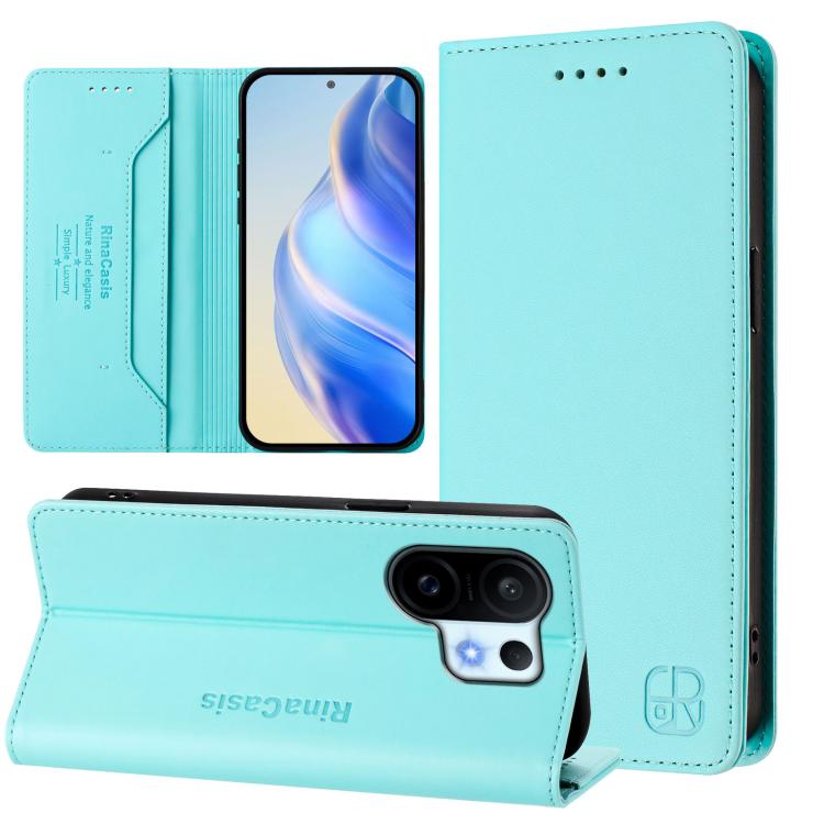 RC01 Dual-Folded Magnetic Suction RFID Leather Phone Case, For vivo S30 Pro mini, For vivo S30, For vivo Y39 5G Global, For vivo V50 Lite 5G, For vivo Y29s 5G / Y04 4G Global, For vivo Y29 4G Global, For vivo V50 5G Global, For vivo S20 5G             ...