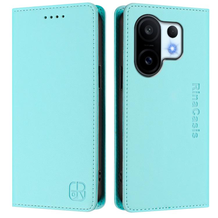 RC01 Dual-Folded Magnetic Suction RFID Leather Phone Case, For vivo S30 Pro mini, For vivo S30, For vivo Y39 5G Global, For vivo V50 Lite 5G, For vivo Y29s 5G / Y04 4G Global, For vivo Y29 4G Global, For vivo V50 5G Global, For vivo S20 5G             ...