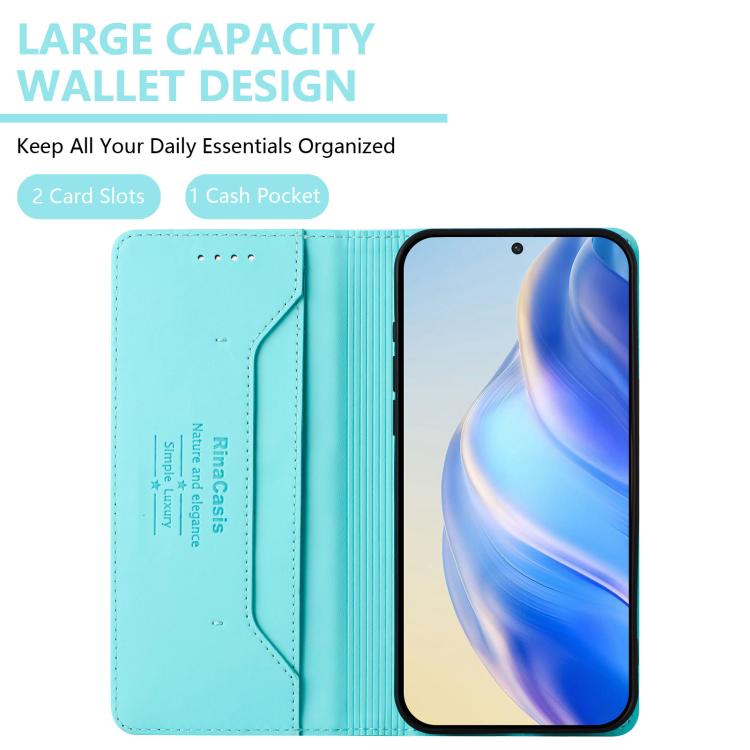 RC01 Dual-Folded Magnetic Suction RFID Leather Phone Case, For vivo S30 Pro mini, For vivo S30, For vivo Y39 5G Global, For vivo V50 Lite 5G, For vivo Y29s 5G / Y04 4G Global, For vivo Y29 4G Global, For vivo V50 5G Global, For vivo S20 5G             ...