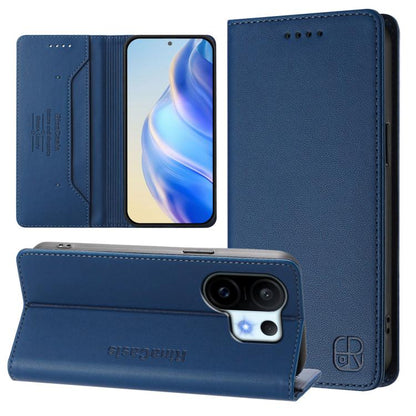 RC01 Dual-Folded Magnetic Suction RFID Leather Phone Case, For vivo S30 Pro mini, For vivo S30, For vivo Y39 5G Global, For vivo V50 Lite 5G, For vivo Y29s 5G / Y04 4G Global, For vivo Y29 4G Global, For vivo V50 5G Global, For vivo S20 5G             ...