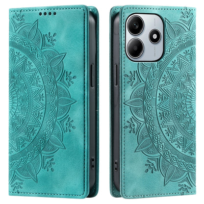 Totem Embossed Magnetic Leather Phone Case, For Redmi Note 17 5G/4G 169.7mm, For Redmi Note 17 Pro+ 5G Global 163.4mm, For Redmi 17 5G/4G Global 170mm, For Redmi Note 14 4G EU 164.84mm, For Redmi Note 14 Pro 4G, For Xiaomi Redmi Note 14 5G