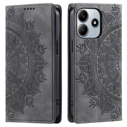 Totem Embossed Magnetic Leather Phone Case, For Redmi Note 17 5G/4G 169.7mm, For Redmi Note 17 Pro+ 5G Global 163.4mm, For Redmi 17 5G/4G Global 170mm, For Redmi Note 14 4G EU 164.84mm, For Redmi Note 14 Pro 4G, For Xiaomi Redmi Note 14 5G