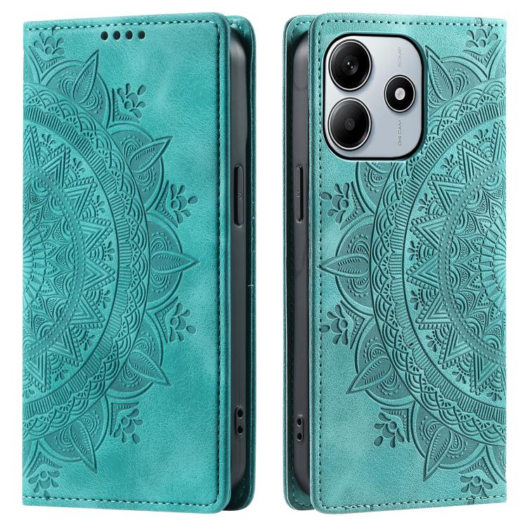 Totem Embossed Magnetic Leather Phone Case, For Redmi Note 17 5G/4G 169.7mm, For Redmi Note 17 Pro+ 5G Global 163.4mm, For Redmi 17 5G/4G Global 170mm, For Redmi Note 14 4G EU 164.84mm, For Redmi Note 14 Pro 4G, For Xiaomi Redmi Note 14 5G