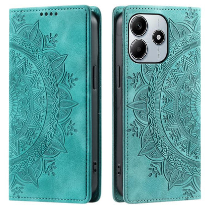 Totem Embossed Magnetic Leather Phone Case, For Redmi Note 17 5G/4G 169.7mm, For Redmi Note 17 Pro+ 5G Global 163.4mm, For Redmi 17 5G/4G Global 170mm, For Redmi Note 14 4G EU 164.84mm, For Redmi Note 14 Pro 4G, For Xiaomi Redmi Note 14 5G