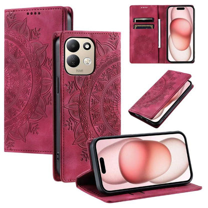 Totem Embossed Magnetic Leather Phone Case, For Redmi Note 17 5G/4G 169.7mm, For Redmi Note 17 Pro+ 5G Global 163.4mm, For Redmi 17 5G/4G Global 170mm, For Redmi Note 14 4G EU 164.84mm, For Redmi Note 14 Pro 4G, For Xiaomi Redmi Note 14 5G