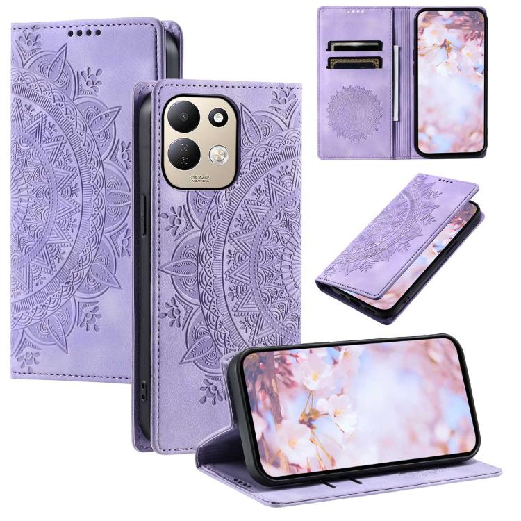 Totem Embossed Magnetic Leather Phone Case, For Redmi Note 17 5G/4G 169.7mm, For Redmi Note 17 Pro+ 5G Global 163.4mm, For Redmi 17 5G/4G Global 170mm, For Redmi Note 14 4G EU 164.84mm, For Redmi Note 14 Pro 4G, For Xiaomi Redmi Note 14 5G