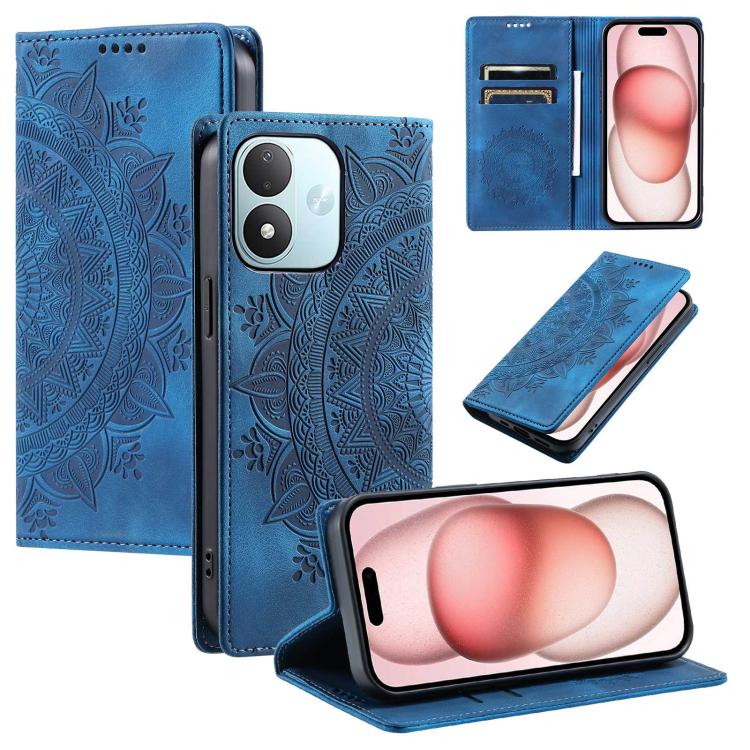 Totem Embossed Magnetic Leather Phone Case, For Redmi Note 17 5G/4G 169.7mm, For Redmi Note 17 Pro+ 5G Global 163.4mm, For Redmi 17 5G/4G Global 170mm, For Redmi Note 14 4G EU 164.84mm, For Redmi Note 14 Pro 4G, For Xiaomi Redmi Note 14 5G