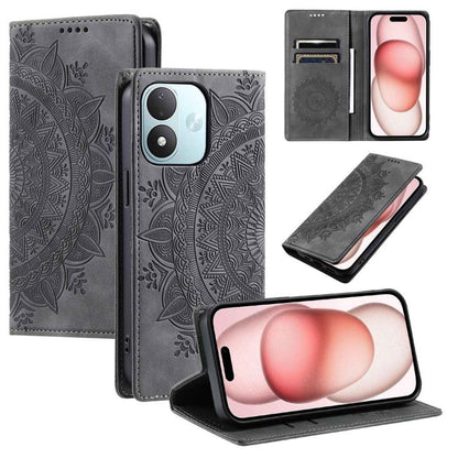 Totem Embossed Magnetic Leather Phone Case, For Redmi Note 17 5G/4G 169.7mm, For Redmi Note 17 Pro+ 5G Global 163.4mm, For Redmi 17 5G/4G Global 170mm, For Redmi Note 14 4G EU 164.84mm, For Redmi Note 14 Pro 4G, For Xiaomi Redmi Note 14 5G
